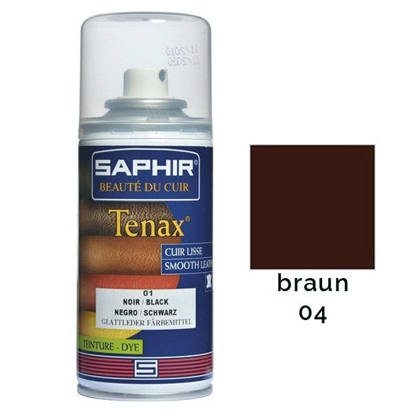 Saphir Tenax Lederfarbe zum Sprühen braun 150 ml