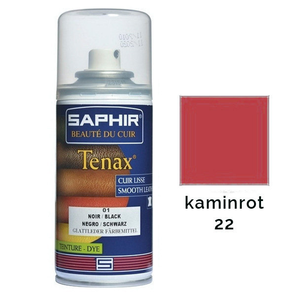 Saphir Tenax Lederfarbe zum Sprühen kaminrot 150 ml