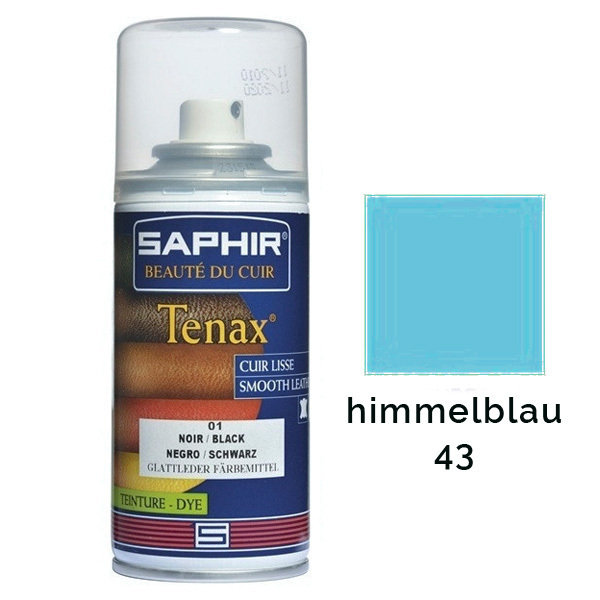 Saphir Tenax Lederfarbe zum Sprühen himmelblau 150 ml