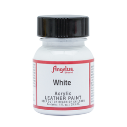 Angelus Acrylic Leather Paint white 005, 29,5 ml Angelus Leder Acrylfarbe