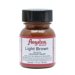 Angelus Acrylic Leather Paint light brown 021, 29,5 ml Angelus Leder Acrylfarbe