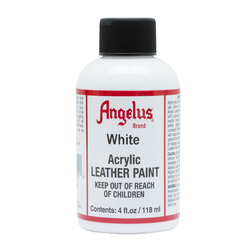 Angelus Acrylic Leather Paint white 005, 118 ml Angelus Leder Acrylfarbe