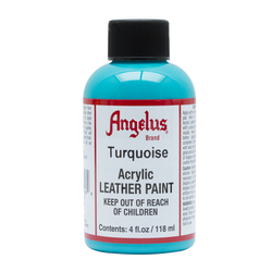 Angelus Acrylic Leather Paint turquoise 043, 118 ml Angelus Leder Acrylfarbe
