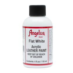 Angelus Acrylic Leather Paint flat white 105, 118 ml Angelus Leder Acrylfarbe