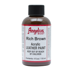 Angelus Acrylic Leather Paint rich brown 181, 118 ml Angelus Leder Acrylfarbe