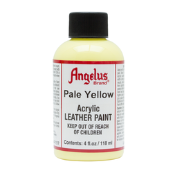 Angelus Acrylic Leather Paint pale yellow 197, 118 ml Angelus Leder Acrylfarbe