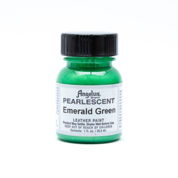 Angelus Pearlescent Acrylic Leather Paint Emerald Green, 29,5 ml Angelus Perlmuttartige Farben