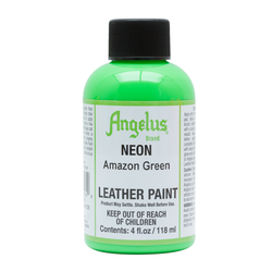 Angelus Neon Acrylic Leather Paint Amazon Green 125, 118 ml Angelus Neon Acrylfarben