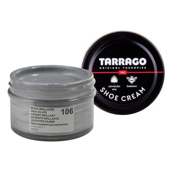 Tarrago Schoecream leuchtend silber 50 ml